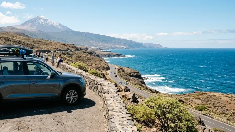 Pronájem 7místných a rodinných aut na letišti Tenerife Jih: Prostor, ceny a dětské sedačky