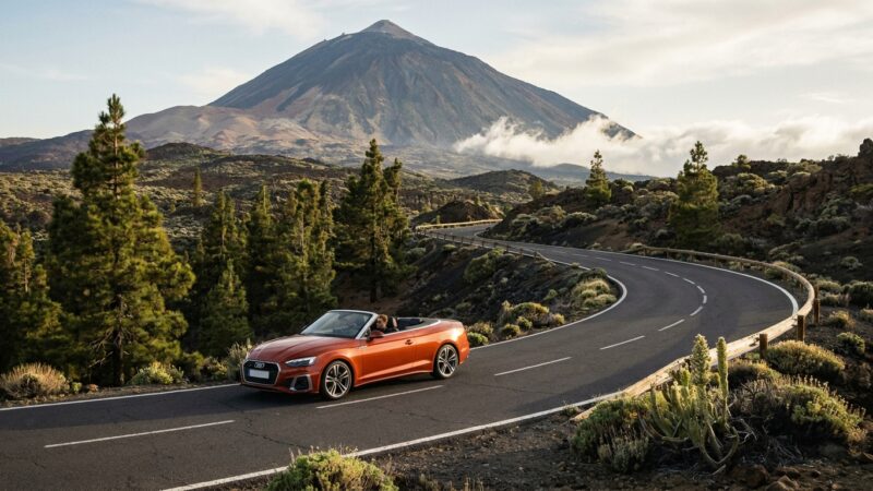 Jízdní recenze Audi A5 Cabrio na Tenerife