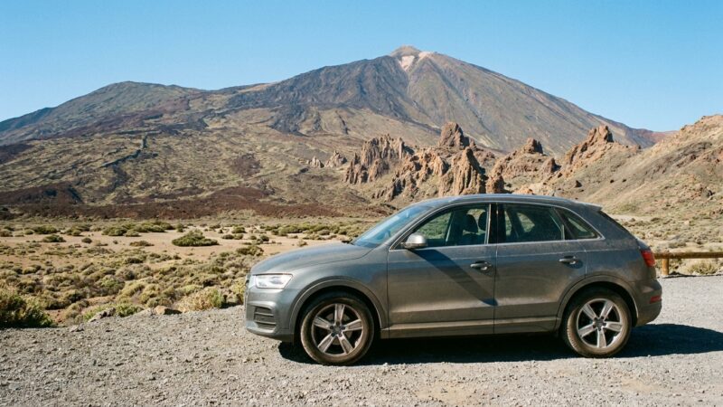 Test jízdy Audi Q3 po silnicích na Tenerife