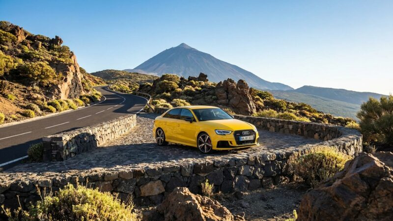 Jízdní recenze Audi RS 3: Testování hot hatche na Tenerife