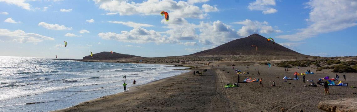El Medano: Živé, surfem zaměřené pobřežní město na Tenerife