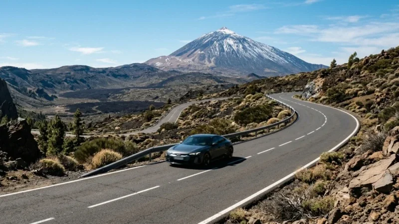 Pronájem elektrických a hybridních vozů na Tenerife: Nabíjení, dojezd a skutečná realita