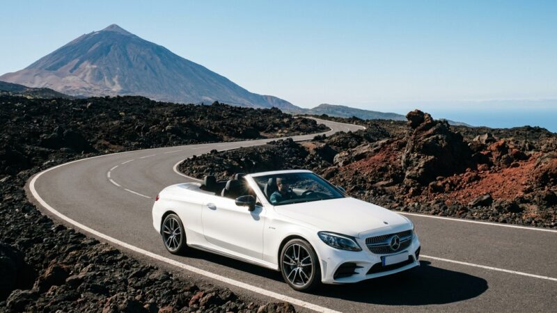 Test jízdy Mercedes-AMG C-Class Cabrio na Tenerife
