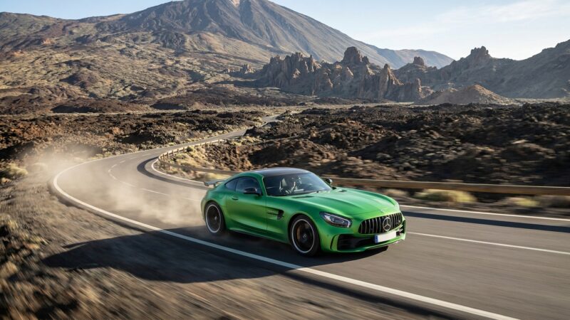 Recenze jízdy Mercedes-AMG GT R Coupe na Tenerife