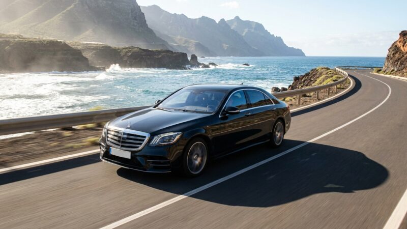 Mercedes-Benz třídy S na Tenerife: Test jízdy