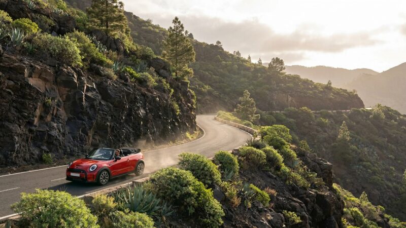 MINI Cabrio Jízdní recenze na Tenerife: Silnice, trasy a tipy