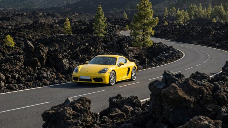 Jízdní recenze Porsche 718 Cayman na Tenerife