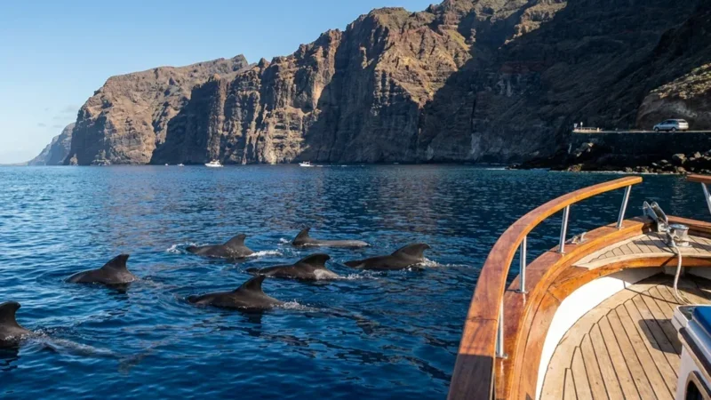 Pozorování velryb a delfínů na Tenerife: Nejlepší výlety lodí a jak se tam dostat autem (2026)
